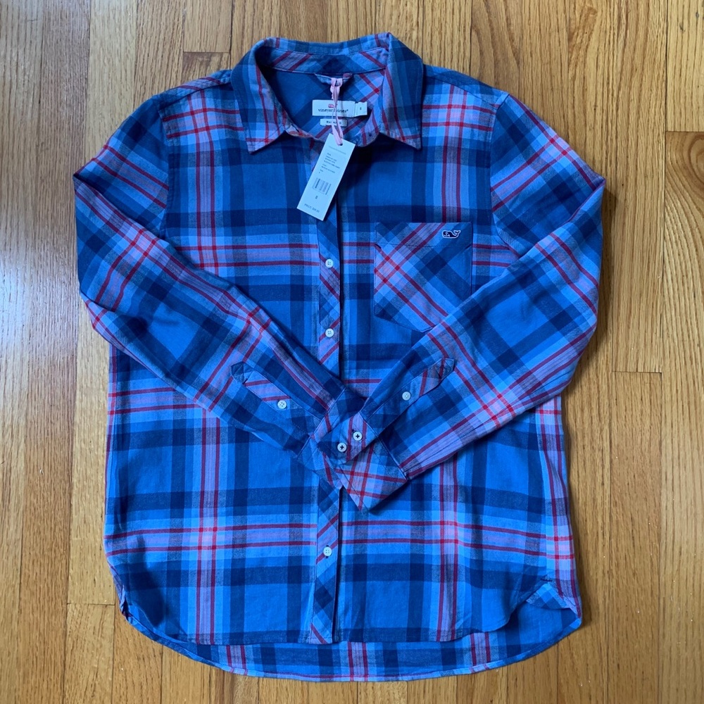 Vineyard Vines Bluffs Plaid Flannel shirt